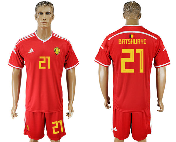 2018 World Cup Men Belgium #21 Batshuayi Deep Red Home Soccer Country Jersey 2018 World Cup Men Belgium #21 Batshuayi Deep Red Home Soccer Country Jersey
