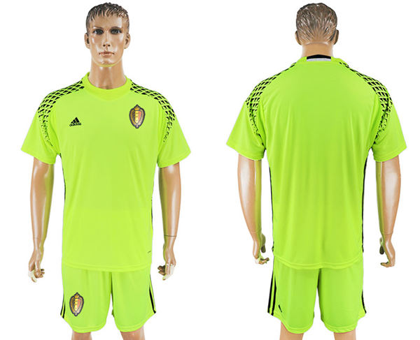 2018 World Cup Men Belgium Green Home Soccer Country Jersey