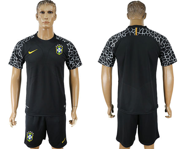 2018 World Cup Men Brazil Home Soccer Country Jersey