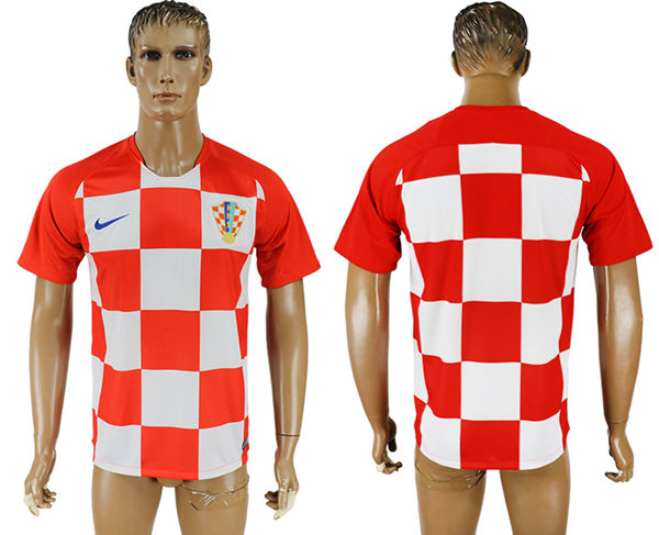 2018 World Cup Men Croatia Home Soccer Country Jersey 2018 World Cup Men Croatia Home Soccer Country Jersey