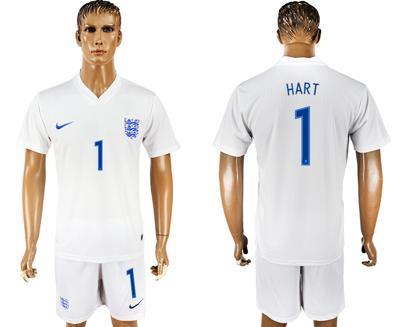 2018 World Cup Men England #1 Hart Home Soccer Country Jersey