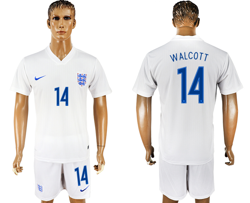2018 World Cup Men England #14 Walcott Home Soccer Country Jersey