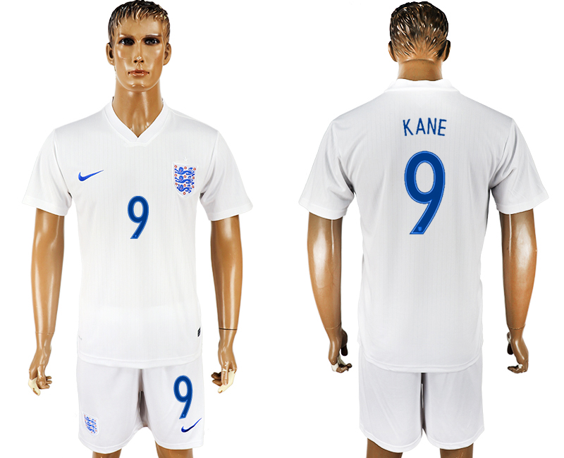 2018 World Cup Men England #9 Kane Home Soccer Country Jersey