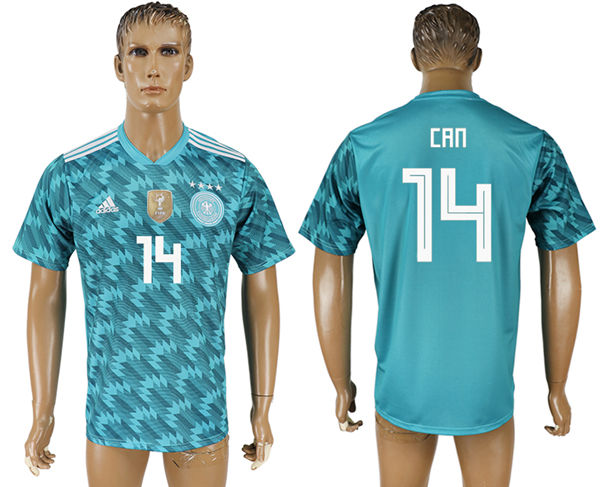 2018 World Cup Men Germany #14 Can Blue Home Soccer Country Jersey