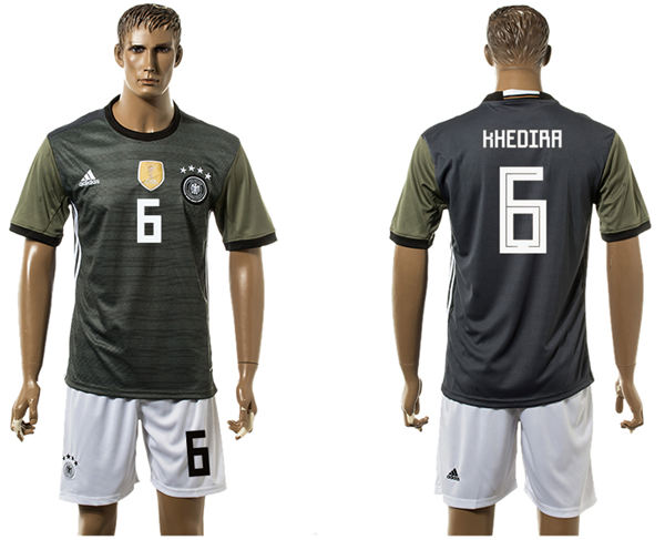 2018 World Cup Men Germany #6 Khedira Black Home Soccer Country Jersey