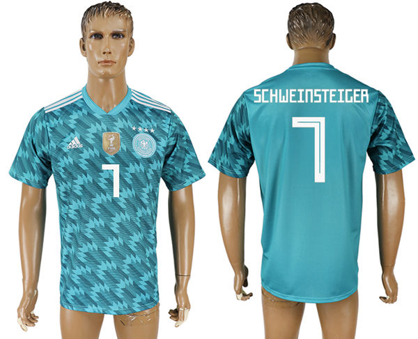 2018 World Cup Men Germany #7 Schweinsteige Blue Home Soccer Country Jersey