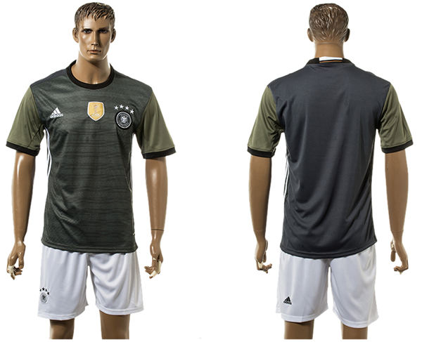 2018 World Cup Men Germany Black Home Soccer Country Jersey