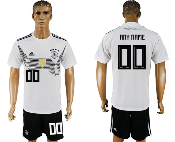 2018 World Cup Men Germany Home Customized Soccer Country Jersey