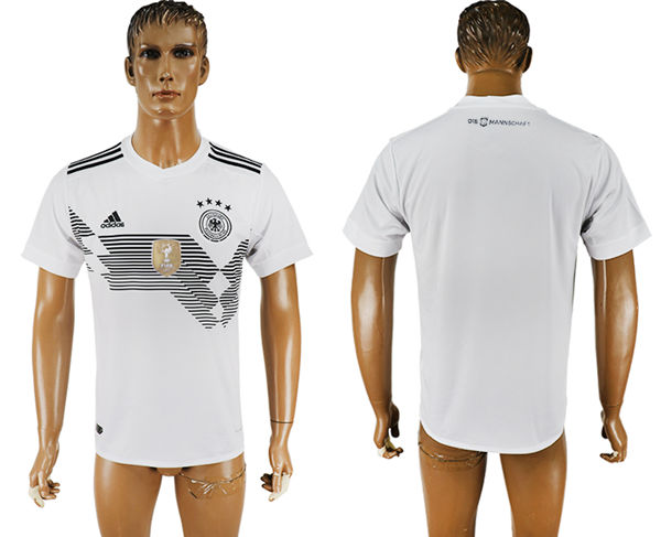 2018 World Cup Men Germany White Home Soccer Country Jersey 2018 World Cup Men Germany White Home Soccer Country Jersey