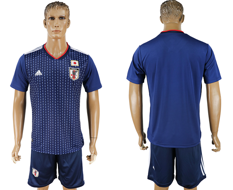 2018 World Cup Men Japan Home Blue Soccer Country Jersey 2018 World Cup Men Japan Home Blue Soccer Country Jersey