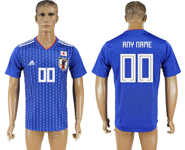 2018 World Cup Men Japan Home Customized Soccer Country Jersey