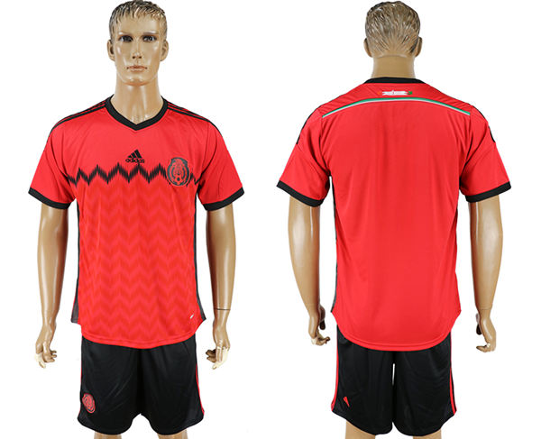2018 World Cup Men Mexico Blank Home Soccer Country Jersey