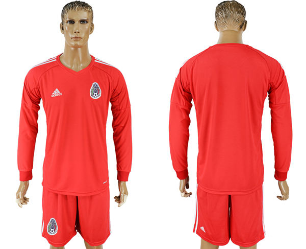 2018 World Cup Men Mexico Home Long Sleeves Red Soccer Country Jersey 2018 World Cup Men Mexico Home Long Sleeves Red Soccer Country Jersey