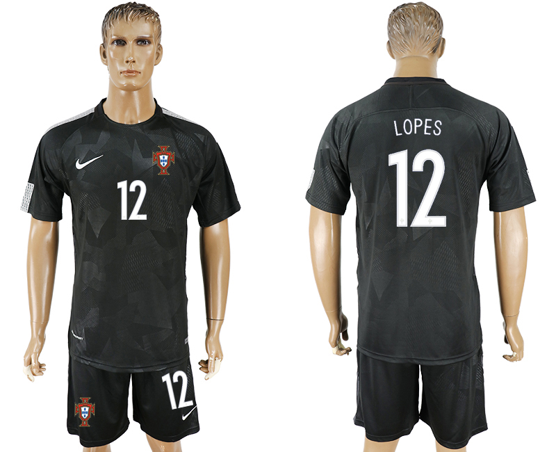 2018 World Cup Men Portugal #12 Lopes Home Soccer Country Jersey 2018 World Cup Men Portugal #12 Lopes Home Soccer Country Jersey