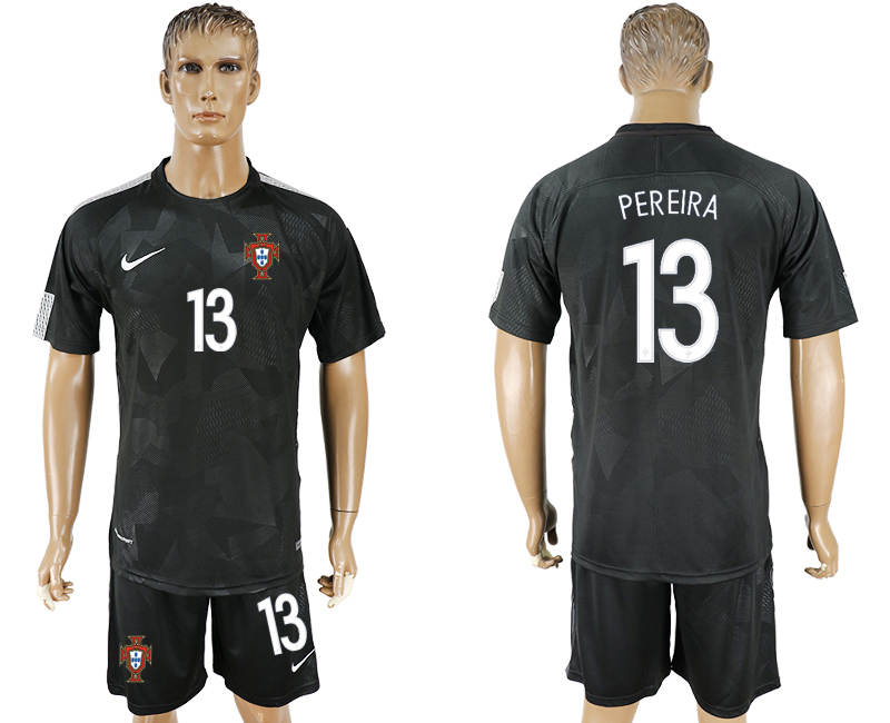 2018 World Cup Men Portugal #13 Pereira Home Soccer Country Jersey