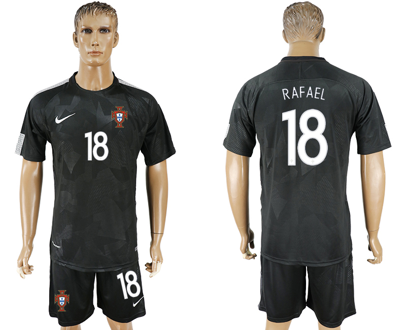 2018 World Cup Men Portugal #18 Rafael Home Soccer Country Jersey