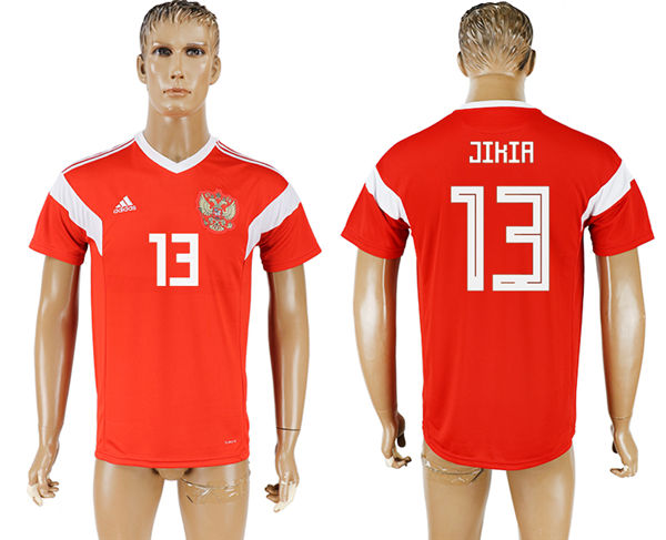 2018 World Cup Men Russia #13 Jikia Home Soccer Country Jersey