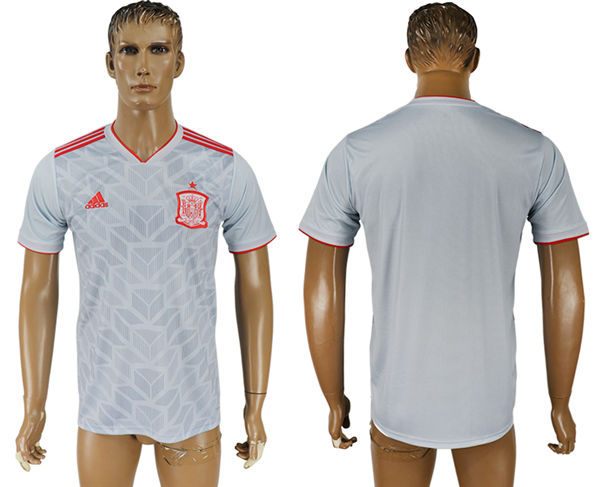 2018 World Cup Men Spain Home Soccer Country Jersey