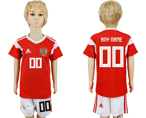 2018 World Cup Russia Home Kid Customized Soccer Country Jersey