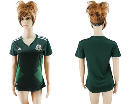 2018 World Cup Women's Mexico Blank Home Soccer Country Jersey 2018 World Cup Women's Mexico Blank Home Soccer Country Jersey