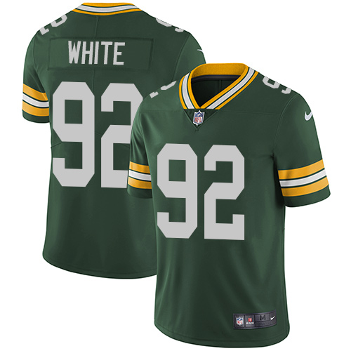Nike Packers White Green Team Color Men's Stitched NFL Vapor Untouchable Limited Jersey