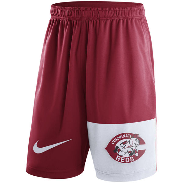 36Men's Cincinnati Reds Nike Red Cooperstown Collection Dry Fly Shorts
