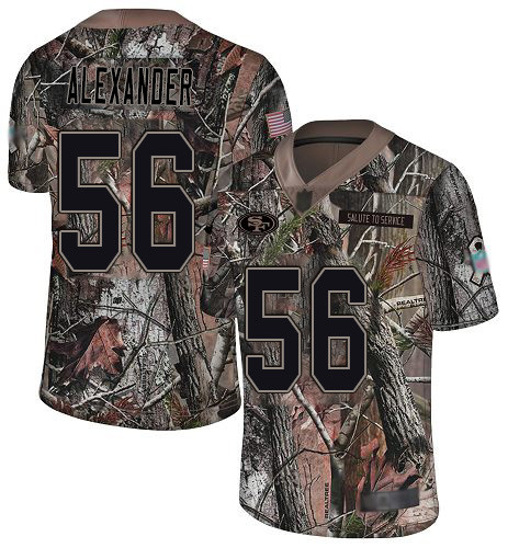 49ers #56 Kwon Alexander Camo Youth Stitched Football Limited Rush Realtree Jersey 49ers #56 Kwon Alexander Camo Youth Stitched Football Limited Rush Realtree Jersey
