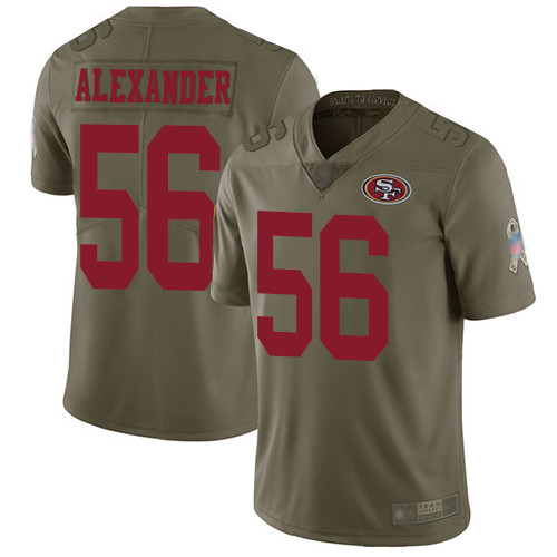 49ers #56 Kwon Alexander Olive Youth Stitched Football Limited 2017 Salute to Service Jersey 49ers #56 Kwon Alexander Olive Youth Stitched Football Limited 2017 Salute to Service Jersey