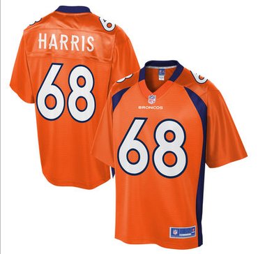 Denver Broncos # 68 Ryan Harris orange elite Jersey
