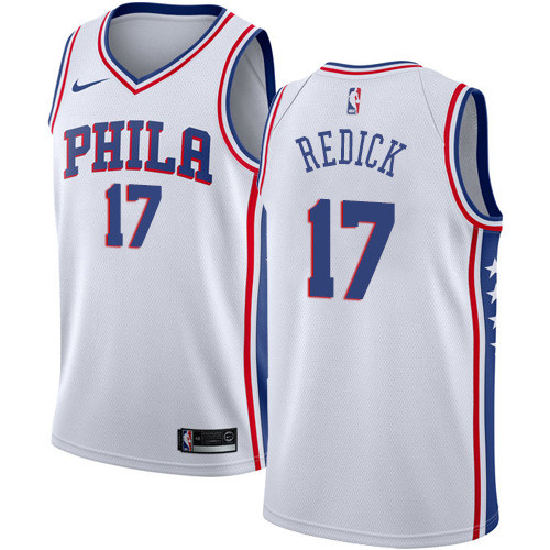 76ers #17 JJ Redick White Youth Basketball Swingman Association Edition Jersey 76ers #17 JJ Redick White Youth Basketball Swingman Association Edition Jersey