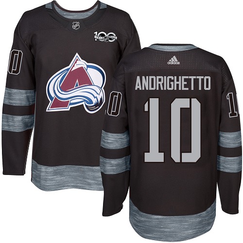 Adidas Avalanche #10 Sven Andrighetto Black 1917-2017 100th Anniversary Stitched NHL Jersey Adidas Avalanche #10 Sven Andrighetto Black 1917-2017 100th Anniversary Stitched NHL Jersey