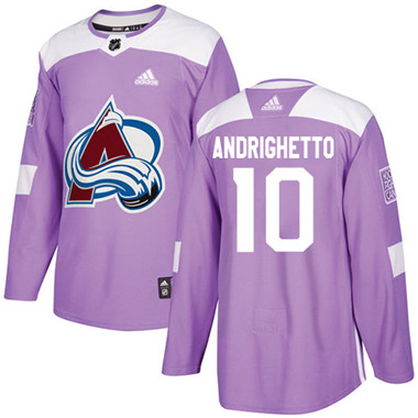 Adidas Avalanche #10 Sven Andrighetto Purple Authentic Fights Cancer Stitched NHL Jersey Adidas Avalanche #10 Sven Andrighetto Purple Authentic Fights Cancer Stitched NHL Jersey