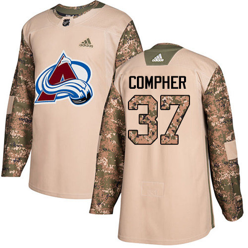 Adidas Avalanche #37 J.T. Compher Camo Authentic 2017 Veterans Day Stitched NHL Jersey Adidas Avalanche #37 J.T. Compher Camo Authentic 2017 Veterans Day Stitched NHL Jersey