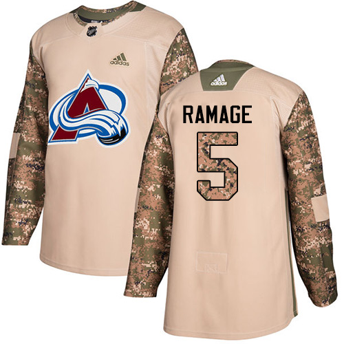 Adidas Avalanche #5 Rob Ramage Camo Authentic 2017 Veterans Day Stitched NHL Jersey Adidas Avalanche #5 Rob Ramage Camo Authentic 2017 Veterans Day Stitched NHL Jersey