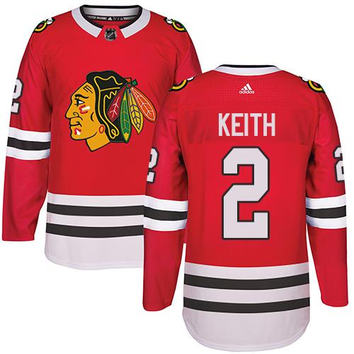 Adidas Blackhawks #2 Duncan Keith Red Home Authentic Stitched NHL Jersey Adidas Blackhawks #2 Duncan Keith Red Home Authentic Stitched NHL Jersey