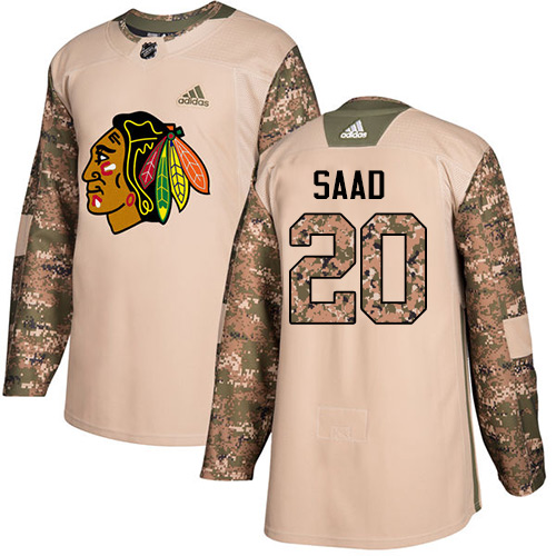 Adidas Blackhawks #20 Brandon Saad Camo Authentic 2017 Veterans Day Stitched NHL Jersey Adidas Blackhawks #20 Brandon Saad Camo Authentic 2017 Veterans Day Stitched NHL Jersey