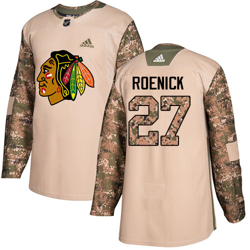 Adidas Blackhawks #27 Jeremy Roenick Camo Authentic 2017 Veterans Day Stitched NHL Jersey Adidas Blackhawks #27 Jeremy Roenick Camo Authentic 2017 Veterans Day Stitched NHL Jersey