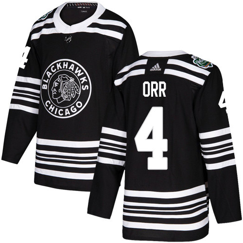 Adidas Blackhawks #4 Bobby Orr Black Authentic 2019 Winter Classic Stitched NHL Jersey Adidas Blackhawks #4 Bobby Orr Black Authentic 2019 Winter Classic Stitched NHL Jersey
