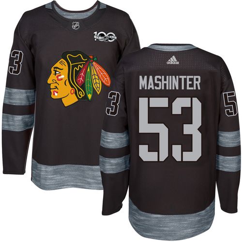 Adidas Blackhawks #53 Brandon Mashinter Black 1917-2017 100th Anniversary Stitched NHL Jersey Adidas Blackhawks #53 Brandon Mashinter Black 1917-2017 100th Anniversary Stitched NHL Jersey