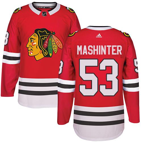 Adidas Blackhawks #53 Brandon Mashinter Red Home Authentic Stitched NHL Jersey Adidas Blackhawks #53 Brandon Mashinter Red Home Authentic Stitched NHL Jersey