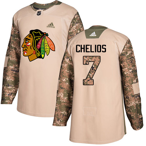 Adidas Blackhawks #7 Chris Chelios Camo Authentic 2017 Veterans Day Stitched NHL Jersey Adidas Blackhawks #7 Chris Chelios Camo Authentic 2017 Veterans Day Stitched NHL Jersey