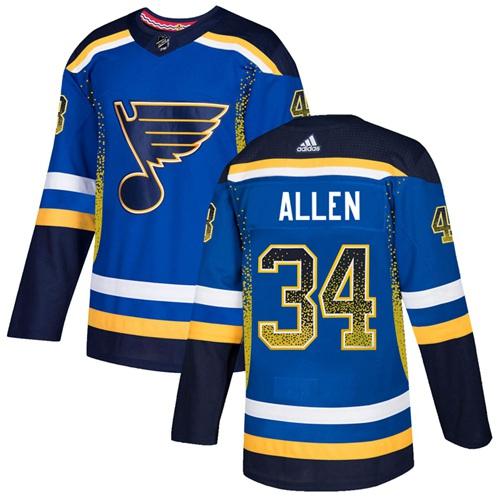 Adidas Blues #34 Jake Allen Blue Home Authentic Drift Fashion Stitched NHL Jersey Adidas Blues #34 Jake Allen Blue Home Authentic Drift Fashion Stitched NHL Jersey