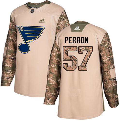Adidas Blues #57 David Perron Camo Authentic 2017 Veterans Day Stitched NHL Jersey Adidas Blues #57 David Perron Camo Authentic 2017 Veterans Day Stitched NHL Jersey
