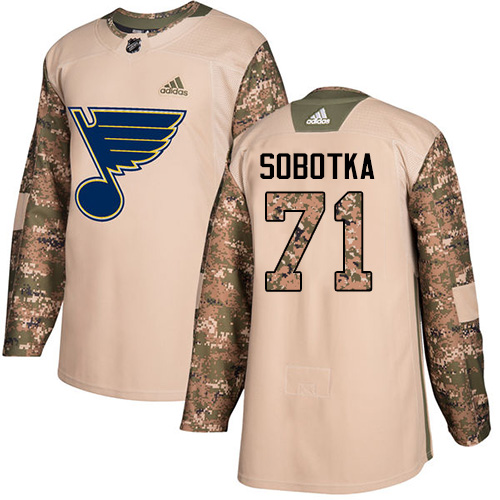 Adidas Blues #71 Vladimir Sobotka Camo Authentic 2017 Veterans Day Stitched NHL Jersey Adidas Blues #71 Vladimir Sobotka Camo Authentic 2017 Veterans Day Stitched NHL Jersey