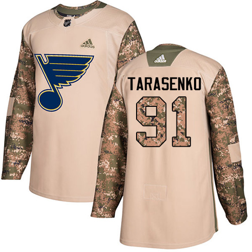 Adidas Blues #91 Vladimir Tarasenko Camo Authentic 2017 Veterans Day Stitched NHL Jersey Adidas Blues #91 Vladimir Tarasenko Camo Authentic 2017 Veterans Day Stitched NHL Jersey