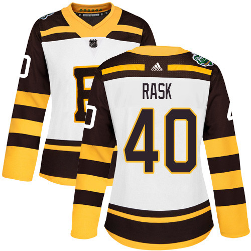 Adidas Bruins #40 Tuukka Rask White Authentic 2019 Winter Classic