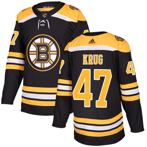 Adidas Bruins #47 Torey Krug Black Home Authentic Stitched NHL Jersey Adidas Bruins #47 Torey Krug Black Home Authentic Stitched NHL Jersey