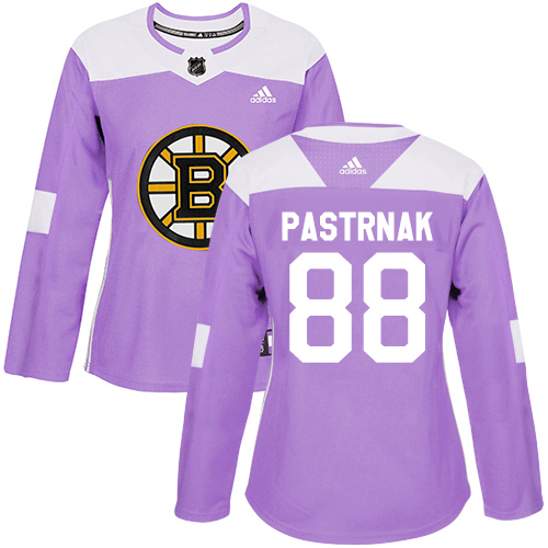 Adidas Bruins #88 David Pastrnak Purple Authentic Fights Cancer Women's Stitched NHL Jersey Adidas Bruins #88 David Pastrnak Purple Authentic Fights Cancer Women's Stitched NHL Jersey