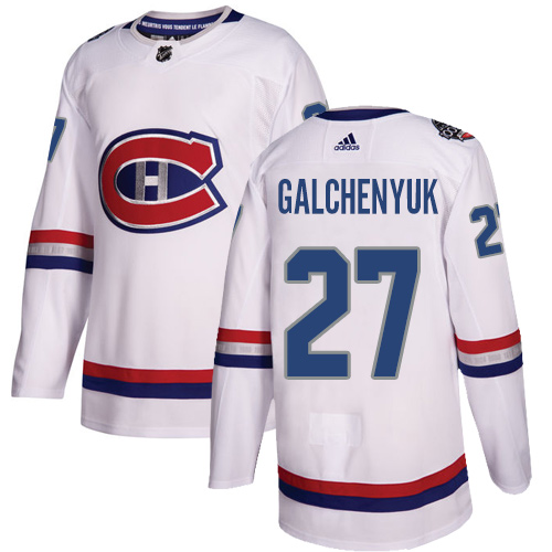 Adidas Canadiens #27 Alex Galchenyuk White Authentic 2017 100 Classic Stitched NHL Jersey Adidas Canadiens #27 Alex Galchenyuk White Authentic 2017 100 Classic Stitched NHL Jersey