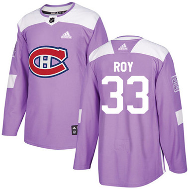 Adidas Canadiens #33 Patrick Roy Purple Authentic Fights Cancer Stitched NHL Jersey Adidas Canadiens #33 Patrick Roy Purple Authentic Fights Cancer Stitched NHL Jersey